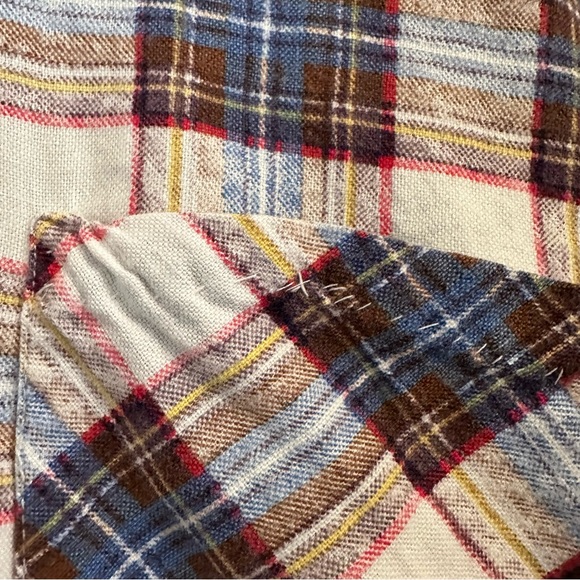 Vintage plaid button down long sleeve - Picture 7 of 10